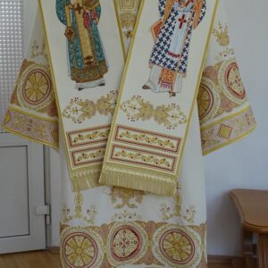 Veșmânt arhieresc brodat – Model Rodos