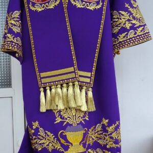 Veşmânt arhieresc brodat – Model Sinaia
