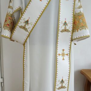 Veşmânt diaconesc brodat – Model Dragomirna